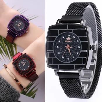 Dropshipping Luxury Women Magnetic Starry Sky Dress Watches Ladies Fashion Diamond Bracelet Quartz Wristwatches Creative Relogio
Dropshipping Luxury Women Magnetic Starry Sky Dress Watches Ladies Fashion Diamond Bracelet Quartz Wristwatches Creative Relogio