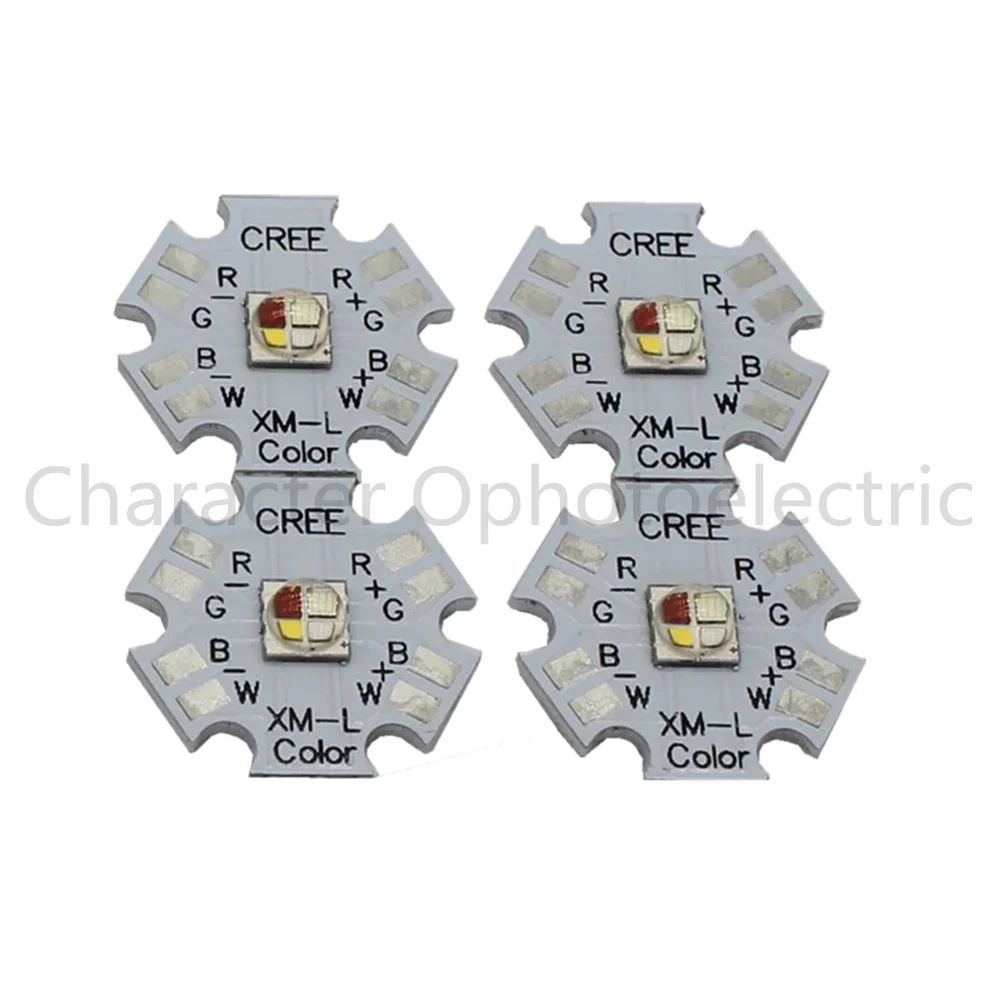 10w Cree XLamp XM-L XML RGBW RGB White or RGB Warm White Color High Power LED Emitter 4-Chip 20mm Star PCB Board
10w Cree XLamp XM-L XML RGBW RGB White or RGB Warm White Color High Power LED Emitter 4-Chip 20mm Star PCB Board