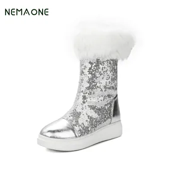 NEMAONE 2017NEW Winter Women Boots Mid-Calf Down Boots Female Waterproof Ladies Snow Boots Girls Winter Shoes Woman 
NEMAONE 2017NEW Winter Women Boots Mid-Calf Down Boots Female Waterproof Ladies Snow Boots Girls Winter Shoes Woman