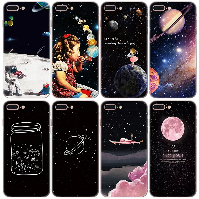 Phone Case For iPhone X XR XS Max 5 5S SE 6 6S 7 8 Plus Cute Cartoon Space Pattern Soft TPU For iPhone 8Plus 7Plus Case Silicone
Phone Case For iPhone X XR XS Max 5 5S SE 6 6S 7 8 Plus Cute Cartoon Space Pattern Soft TPU For iPhone 8Plus 7Plus Case Silicone