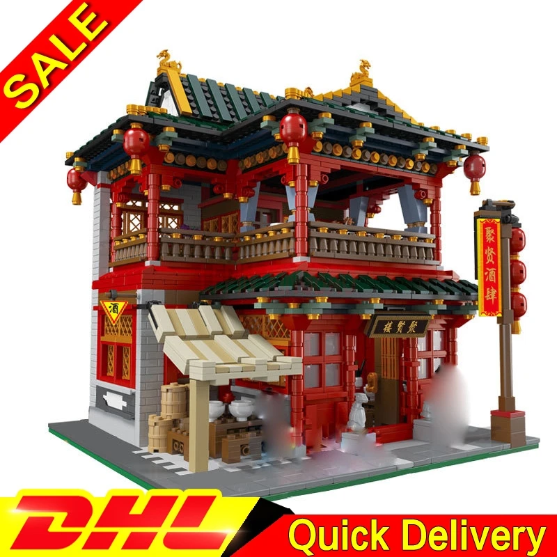 Xingbao 01002 MOC Creative Series Beautiful Tavern Set Children Building Blocks Bricks leingings Toys Model Gifts Clone leing
Xingbao 01002 MOC Creative Series Beautiful Tavern Set Children Building Blocks Bricks leingings Toys Model Gifts Clone leing