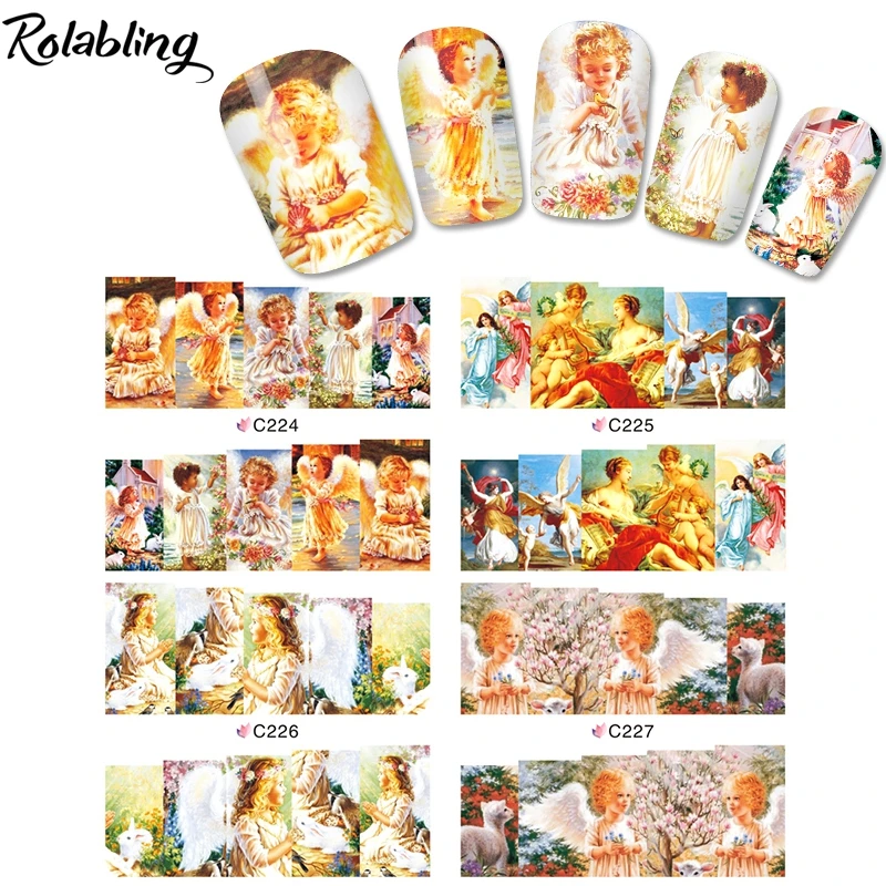 European Style Angel Girls Design Nail Stickers Wraps Decals nail art accessories stickers on nails manicure sticker nail Slider
European Style Angel Girls Design Nail Stickers Wraps Decals nail art accessories stickers on nails manicure sticker nail Slider