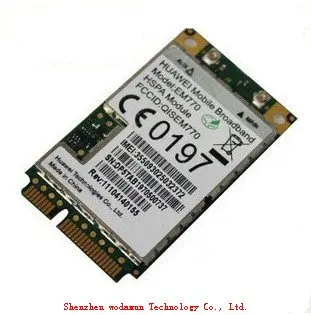 

Unlock Huawei Em770 3g Wwan Mini Pci-e Wireless Card Edge Hsdpa With Voice Gps Internal 2g/3g Modem