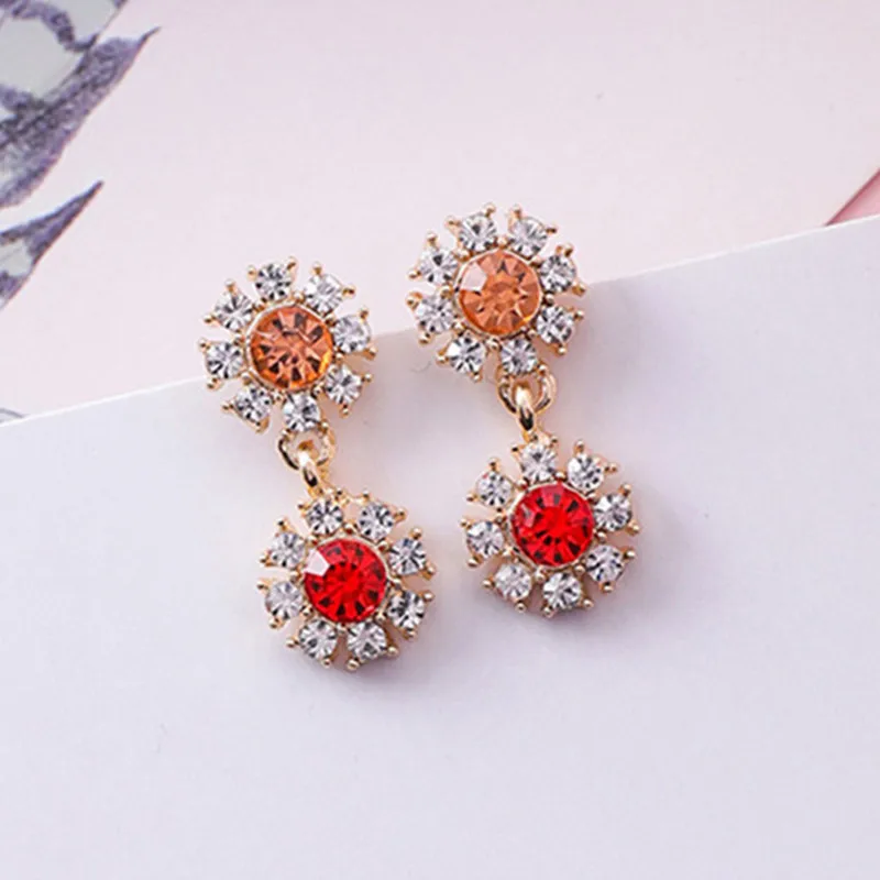2018 New Design Luxury Crystal Rhinestone Flower Earrings for Women Trendy Party Statement Dangle Earring Jewelry 6C3021
2018 New Design Luxury Crystal Rhinestone Flower Earrings for Women Trendy Party Statement Dangle Earring Jewelry 6C3021