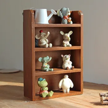 Zakka wood retro four storey office desktop storage box storage box storage racks can be wall debris
Zakka wood retro four storey office desktop storage box storage box storage racks can be wall debris