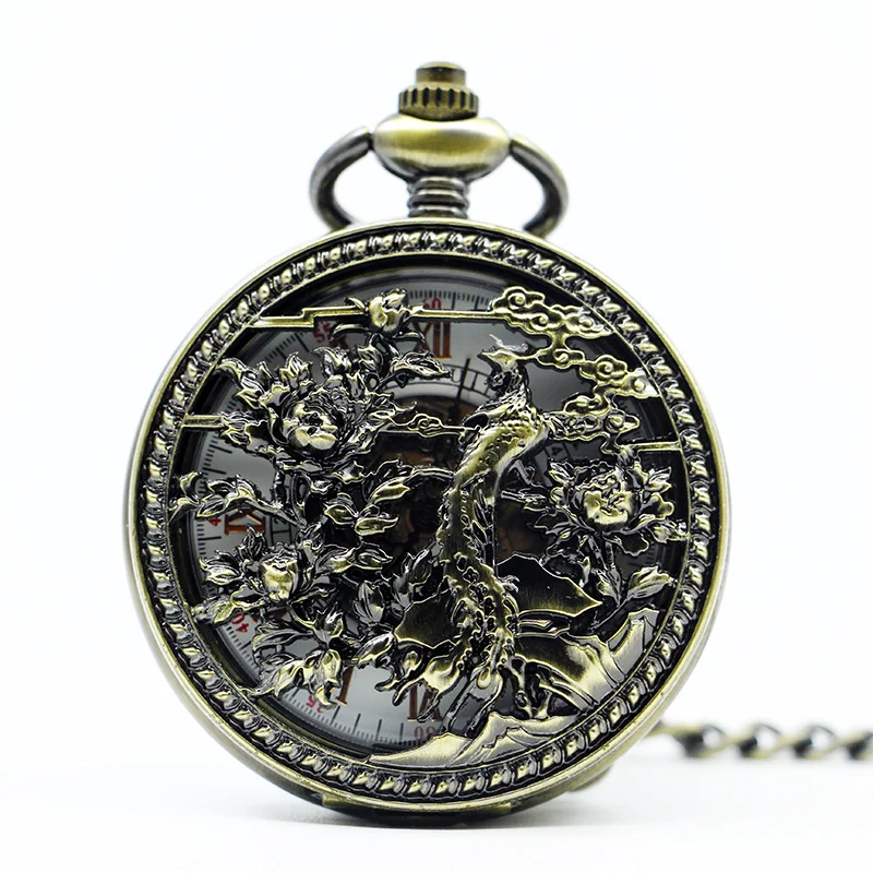 5Pcs/lot Mechanical Pocket Watch Bird Steampunk Bronze Antique Vintage Retro Stylish Hand-winding Watch For Men Women PJX1274
5Pcs/lot Mechanical Pocket Watch Bird Steampunk Bronze Antique Vintage Retro Stylish Hand-winding Watch For Men Women PJX1274