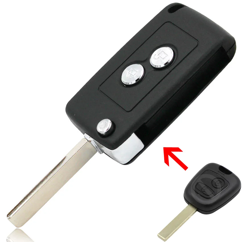2 Button Modified Folding Flip Remote Key Shell Case Fob Blade with Groove For Citroen C1 C2 C3 Pluriel C4 C5 C8 Xsara Picasso
2 Button Modified Folding Flip Remote Key Shell Case Fob Blade with Groove For Citroen C1 C2 C3 Pluriel C4 C5 C8 Xsara Picasso