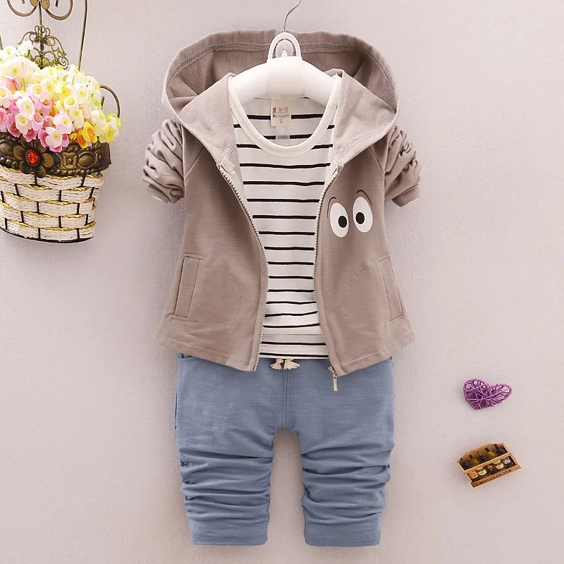 Autumn Spring Baby Clothes Set Long Sleeve Cotton 1-3Y Cartoon Boys Tops+Coas+ Pants 3pcs Suits Kids Clothing
Autumn Spring Baby Clothes Set Long Sleeve Cotton 1-3Y Cartoon Boys Tops+Coas+ Pants 3pcs Suits Kids Clothing