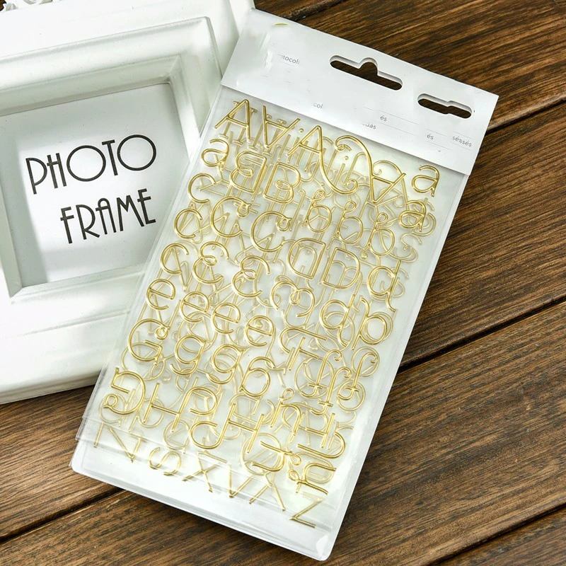Creative Photo Gold Letters Decoration Self-adhesive Stickers for Scrapbooking/Card Making/Journaling Project DIY
Creative Photo Gold Letters Decoration Self-adhesive Stickers for Scrapbooking/Card Making/Journaling Project DIY