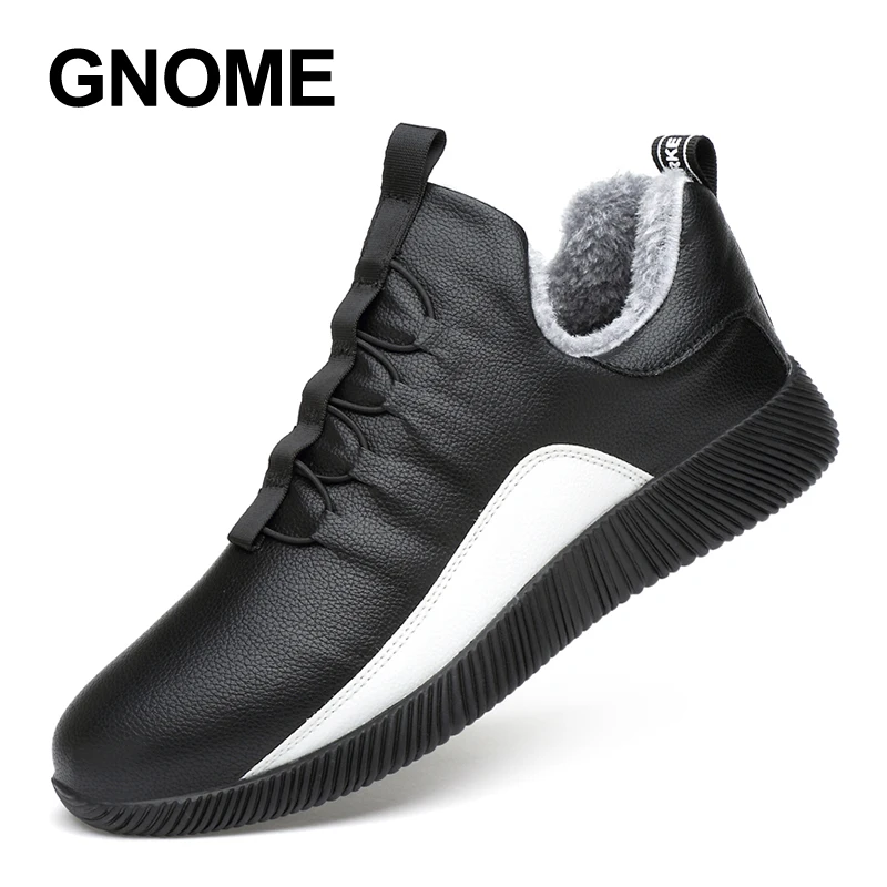 GNOME Black White Mixed Colors Leather Casual Shoes Men Autumn Winter Plus Fur Sneakers Men Shoes Outdoor Walking Mans Footwear
GNOME Black White Mixed Colors Leather Casual Shoes Men Autumn Winter Plus Fur Sneakers Men Shoes Outdoor Walking Mans Footwear