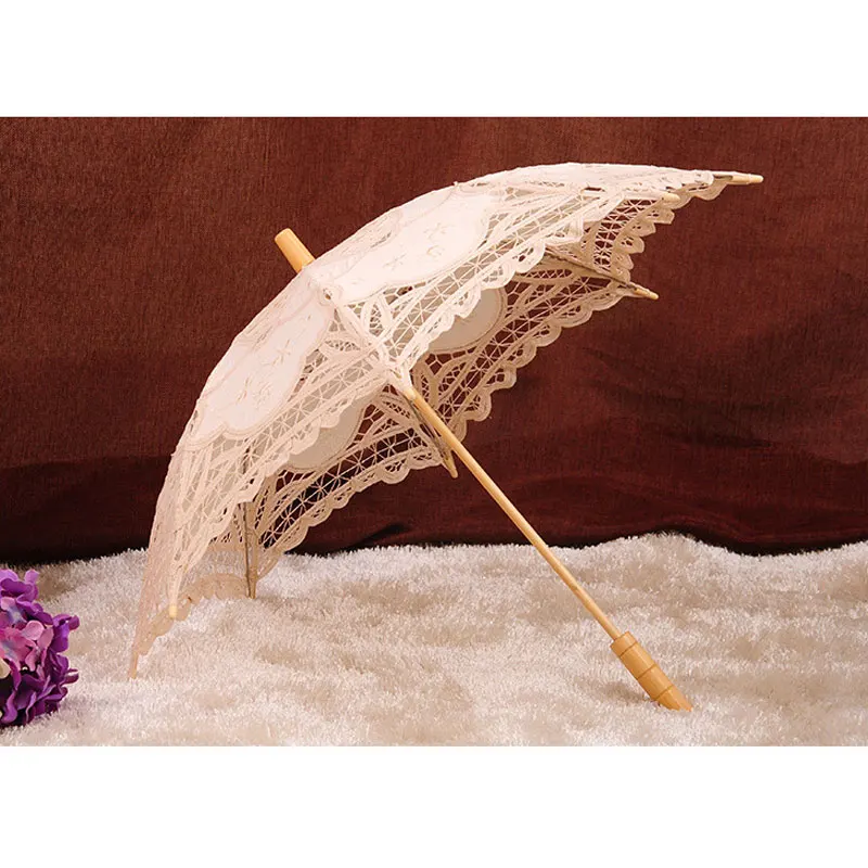 White Beige Lace Sunshade Handmade Umbrella Retro Lace Umbrella Parasol For Sun For Wedding Decoration Photography
White Beige Lace Sunshade Handmade Umbrella Retro Lace Umbrella Parasol For Sun For Wedding Decoration Photography