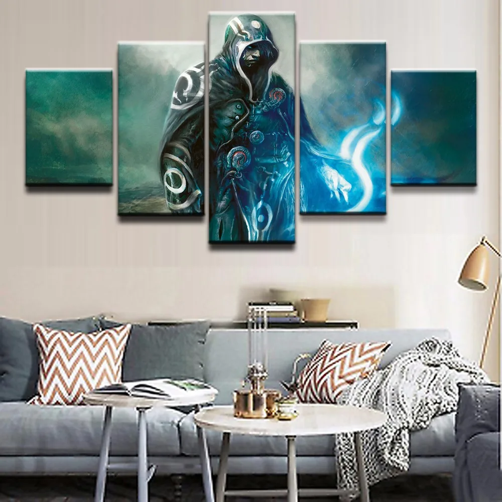 Wall Art Picture Canvas Print Modern Home Decor Frame 5 Pieces Gathering Magic Game Fantasy Jace Beleren Warrior Painting Poster
Wall Art Picture Canvas Print Modern Home Decor Frame 5 Pieces Gathering Magic Game Fantasy Jace Beleren Warrior Painting Poster