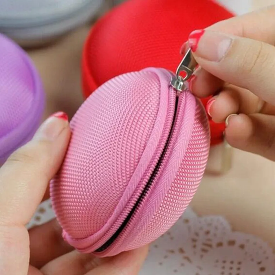 small round purse
