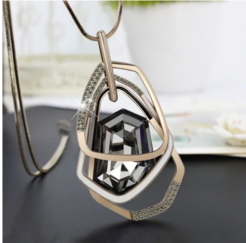 New Arrival Women Pendant Necklaces Section Crystal Long Necklace 23
New Arrival Women Pendant Necklaces Section Crystal Long Necklace 23