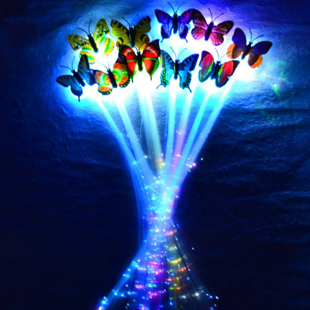 30pcs Led Butterfly Hair Braid Flashing/Glow/Light Up/Luminous Hair Clips Toys for Children Festival Holiday Party Supplies
30pcs Led Butterfly Hair Braid Flashing/Glow/Light Up/Luminous Hair Clips Toys for Children Festival Holiday Party Supplies
