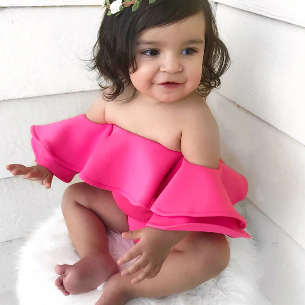 SZYADEOU Infant Baby Romper Girls Sleeveless Off Shoulder Solid Jumpsuit Romper Outfits Clothes SD
SZYADEOU Infant Baby Romper Girls Sleeveless Off Shoulder Solid Jumpsuit Romper Outfits Clothes SD