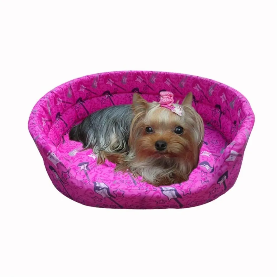 Image Dog House Bed Winter Warm Sweet Cama Pet Kitten Puppy Cat Dog Cushion Couch Basket Sofa Bed Mat Pad Foldable Dog Beds Cheap