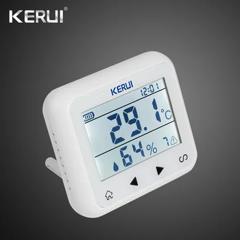 KERUI 433MHz Upgraded Wireless LED Display Adjustable Temperature Alarm Detector Sensor Protection for Home Alarm System
KERUI 433MHz Upgraded Wireless LED Display Adjustable Temperature Alarm Detector Sensor Protection for Home Alarm System