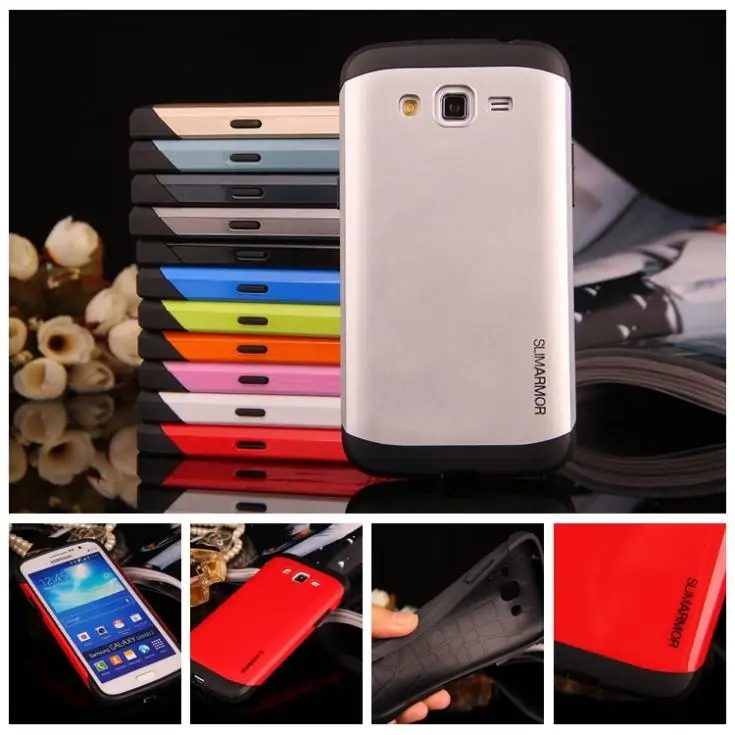 NWT 1PCS G7106 SLIM ARMOR anti-knock Case for samsung galaxy grand 2 g7102 G7106 g7108 cell phone silicone covers + 1x lcd film
NWT 1PCS G7106 SLIM ARMOR anti-knock Case for samsung galaxy grand 2 g7102 G7106 g7108 cell phone silicone covers + 1x lcd film
