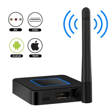 

More Stable 2.4G 5G Car Auto Home Wireless HDMI AV RCA Media Streamer Mirroring Screen AirPlay Miracast Android tv stick anycast