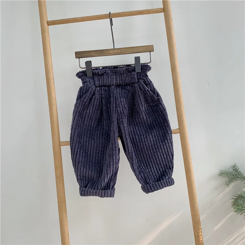 Autumn baby girls solid color corduroy casual harem pants 1-5 years baby boys all-match trousers
Autumn baby girls solid color corduroy casual harem pants 1-5 years baby boys all-match trousers