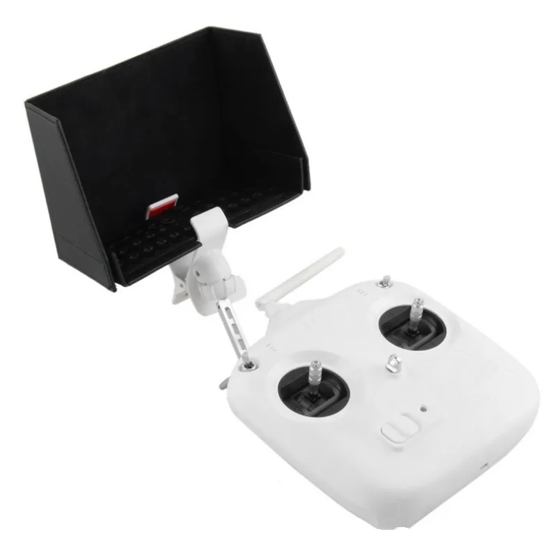 3.5 - 5.5 inch Phone Bracket Remote Controller Holder Mount Sun Hood Shade Visor Cover Sunshade for DJI Phantom 3 Standard 3S RC
3.5 - 5.5 inch Phone Bracket Remote Controller Holder Mount Sun Hood Shade Visor Cover Sunshade for DJI Phantom 3 Standard 3S RC