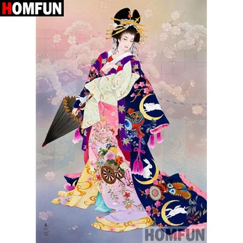 HOMFUN Full Square/Round Drill 5D DIY Diamond Painting "Japanese woman" Embroidery Cross Stitch 5D Home Decor Gift A08684
HOMFUN Full Square/Round Drill 5D DIY Diamond Painting "Japanese woman" Embroidery Cross Stitch 5D Home Decor Gift A08684