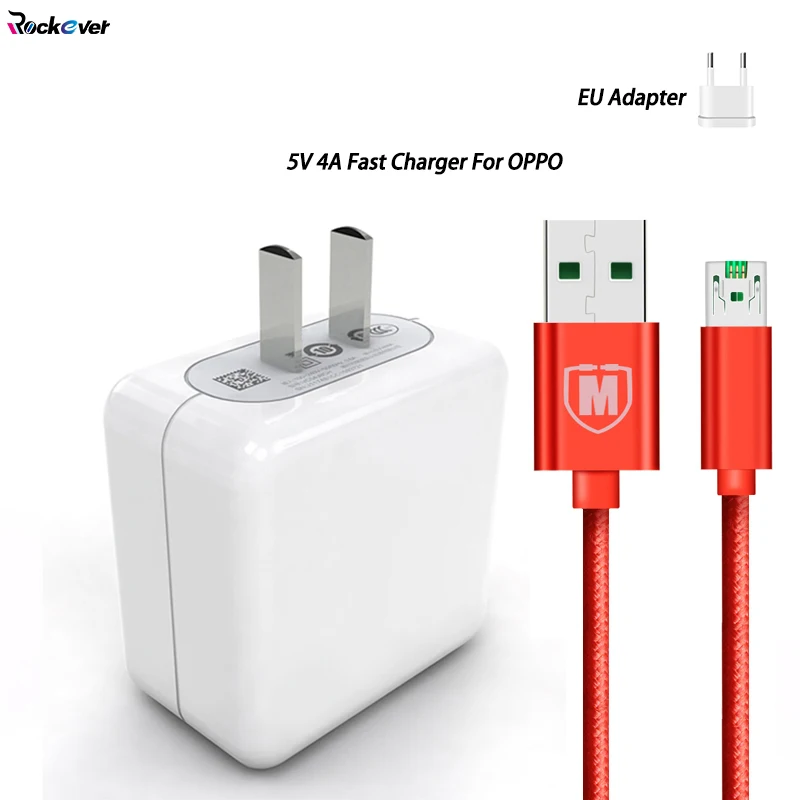 USB Fast Charger 5V/4A Flash Wall Charger Adapter 1M Quick Charge Cable For OPPO R15 R9 R9S R11 R11S R15S Plus Find 5 7 R3 R5
USB Fast Charger 5V/4A Flash Wall Charger Adapter 1M Quick Charge Cable For OPPO R15 R9 R9S R11 R11S R15S Plus Find 5 7 R3 R5