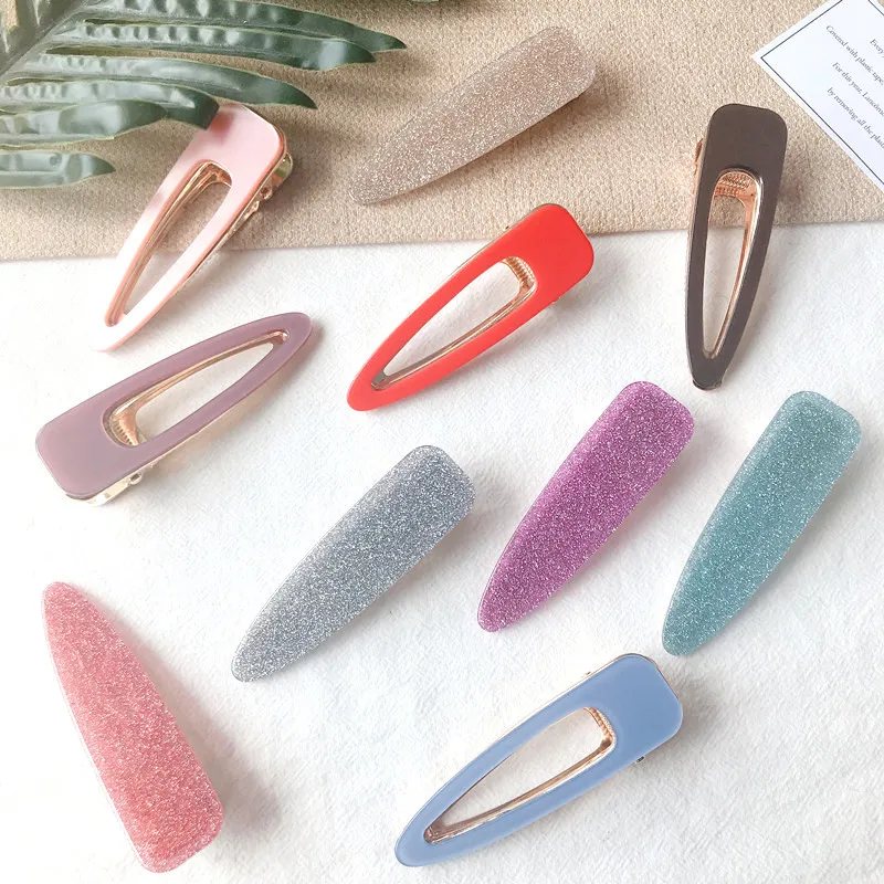 2019 Korea Solid Color Acrylic Resin Geometric Triangle Waterdrop Hair Clips Hairpins Fashion Maracon Color Hair Accessories
2019 Korea Solid Color Acrylic Resin Geometric Triangle Waterdrop Hair Clips Hairpins Fashion Maracon Color Hair Accessories