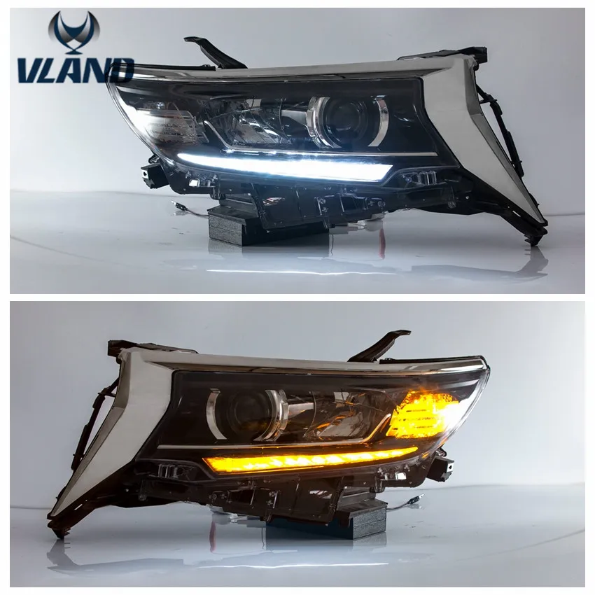 VLAND Factory accessory for Car LED lights for Prado Headlight 2018-up turning signal with LED sequential indicator
VLAND Factory accessory for Car LED lights for Prado Headlight 2018-up turning signal with LED sequential indicator