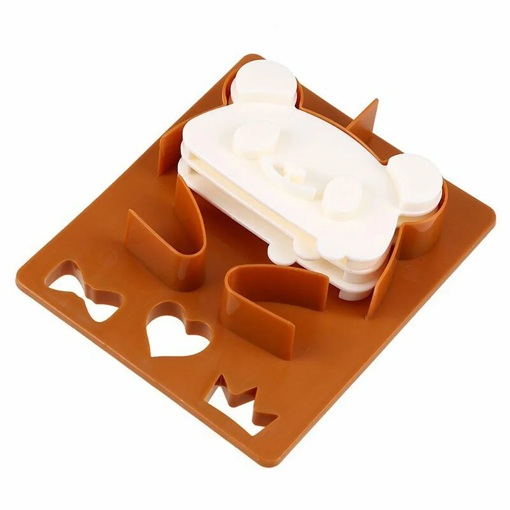 Non-stick Pan Brown Three-dimensional Animal Sandwich Bear Cutter Shaper Bread Cutter DIY Food Mold Panda Frog Baking Tool H0405
Non-stick Pan Brown Three-dimensional Animal Sandwich Bear Cutter Shaper Bread Cutter DIY Food Mold Panda Frog Baking Tool H0405