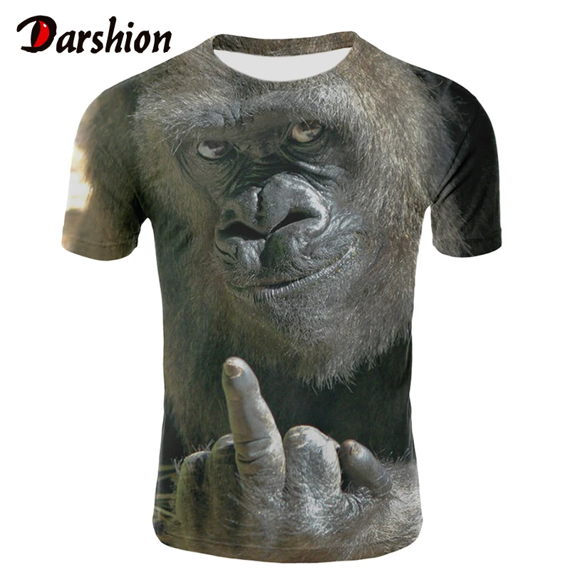 Milk Silk Men Animal t shirt Orangutan/monkey 3D Print tshirt Men Funny tees tops Short Sleeve O-neck 3D Print Summer Clothes
Milk Silk Men Animal t shirt Orangutan/monkey 3D Print tshirt Men Funny tees tops Short Sleeve O-neck 3D Print Summer Clothes