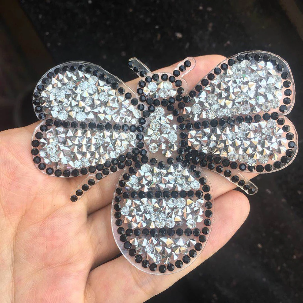 Sparkling BEE patch strickes Sew Patches for Clothing By Diamond Rhinestones Black Iron on Stick Applique Jersey
Sparkling BEE patch strickes Sew Patches for Clothing By Diamond Rhinestones Black Iron on Stick Applique Jersey