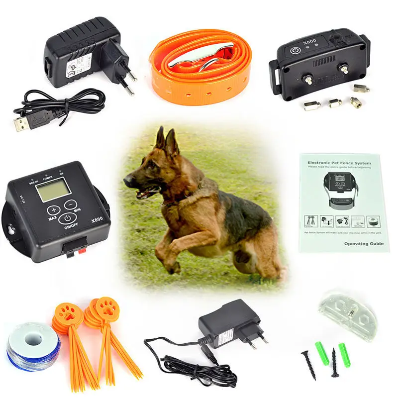 Pet Dog Fence Electric Waterproof Rechargeable Electronic Wireless Pet Dog Fence Containment System Dog Training Trainer Collar
Pet Dog Fence Electric Waterproof Rechargeable Electronic Wireless Pet Dog Fence Containment System Dog Training Trainer Collar