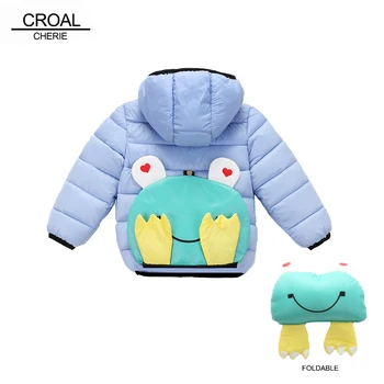 CROAL CHERIE Frog Children Jackets Boys Girls Winter Coat Foldable Bag Baby Winter Coat Kids Warm Outerwear Hooded Snowsuit
CROAL CHERIE Frog Children Jackets Boys Girls Winter Coat Foldable Bag Baby Winter Coat Kids Warm Outerwear Hooded Snowsuit