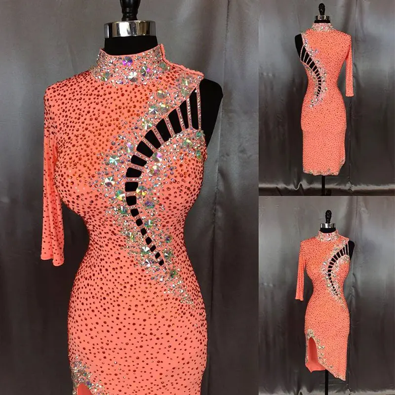 latin dance dress women High-Collar One side sleeve dance dress,Cha Cha Rumba Samba Tango Professional competition dance dress
latin dance dress women High-Collar One side sleeve dance dress,Cha Cha Rumba Samba Tango Professional competition dance dress