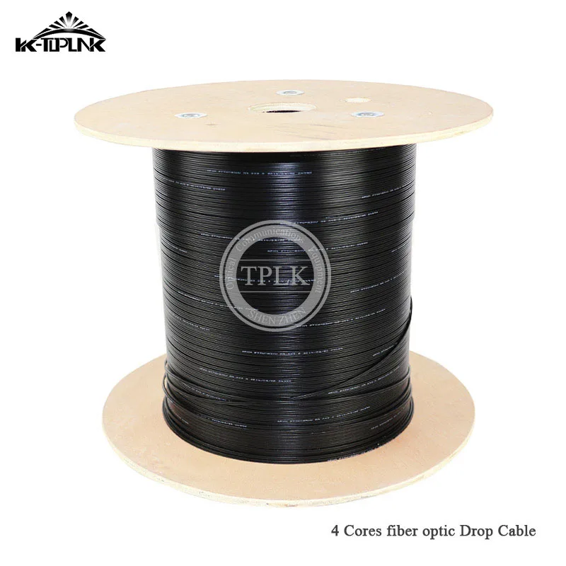 4 core FTTH fiber optical drop cable 4core 1000M/roll Indoor and outdoor 4core FTTH cable Black /white Single core shielded wire
4 core FTTH fiber optical drop cable 4core 1000M/roll Indoor and outdoor 4core FTTH cable Black /white Single core shielded wire