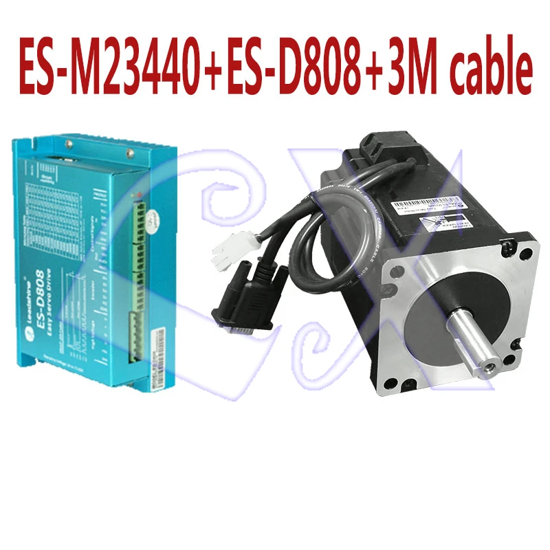 Original Leadshine Nema34 Hybrid Easy Servo 2-phase motor driver kit ES-M23440 4.0NM + ES-D808 with 3M Encoder cable
Original Leadshine Nema34 Hybrid Easy Servo 2-phase motor driver kit ES-M23440 4.0NM + ES-D808 with 3M Encoder cable