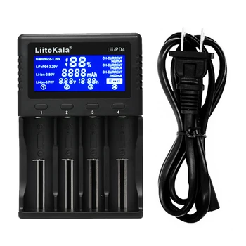 Lii-PD4 Intelligent Battery Charger Smart Charger w/ 4 Battery Slots LCD Display for Ni-MH Ni-Cd Li-ion Rechargeable Batteries
Lii-PD4 Intelligent Battery Charger Smart Charger w/ 4 Battery Slots LCD Display for Ni-MH Ni-Cd Li-ion Rechargeable Batteries