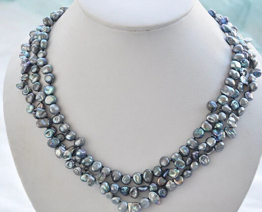 Wholesale FREE SHIPPING >>> P4167 3row 21" 10mm black KESHI REBORN PEARL NECKLACE green crystal pendant
Wholesale FREE SHIPPING >>> P4167 3row 21" 10mm black KESHI REBORN PEARL NECKLACE green crystal pendant