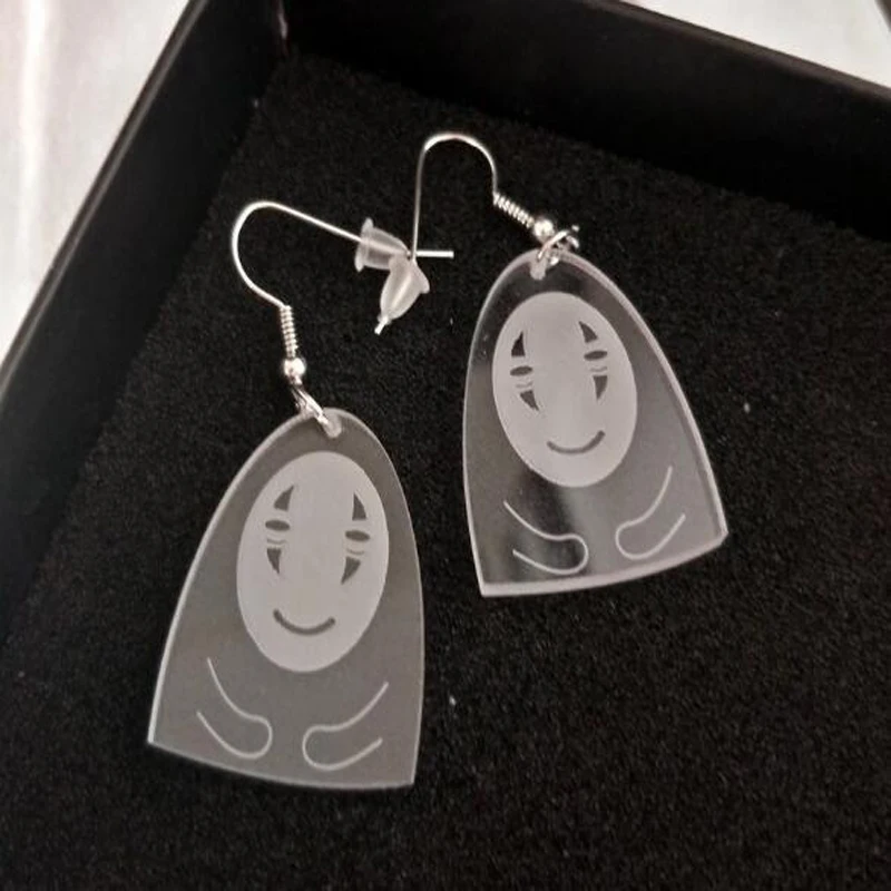 2018 Spirited Away No Face Man Earrings Miyazaki Hayao Anime Earrings for Women Lovely Mushroom Acrylic Brincos Jewelry DE24
2018 Spirited Away No Face Man Earrings Miyazaki Hayao Anime Earrings for Women Lovely Mushroom Acrylic Brincos Jewelry DE24