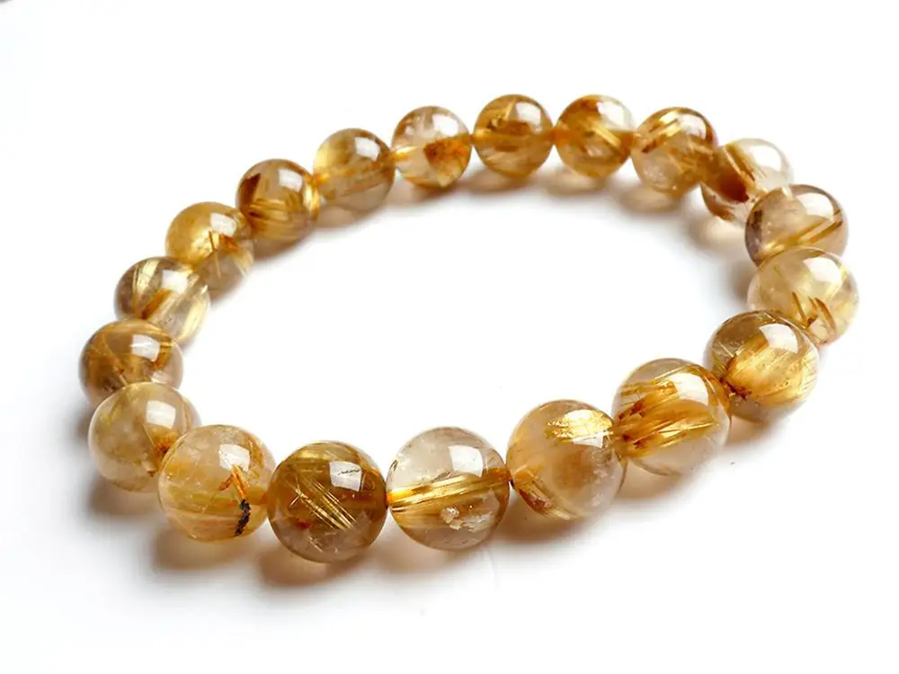 Natural Brazil Gold Rutilated Quartz Crystal Titanium Woman Man 11mm Wealthy Round Beads Bracelet Jewelry Bangle AAAA
Natural Brazil Gold Rutilated Quartz Crystal Titanium Woman Man 11mm Wealthy Round Beads Bracelet Jewelry Bangle AAAA
