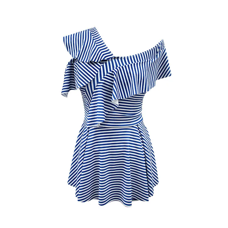 2019 New Women Striped One Piece Swimwear Swimming Dress Beach Wear Summer Sexy Swimsuit Swimdress Woman Swim Bathing Suits
2019 New Women Striped One Piece Swimwear Swimming Dress Beach Wear Summer Sexy Swimsuit Swimdress Woman Swim Bathing Suits