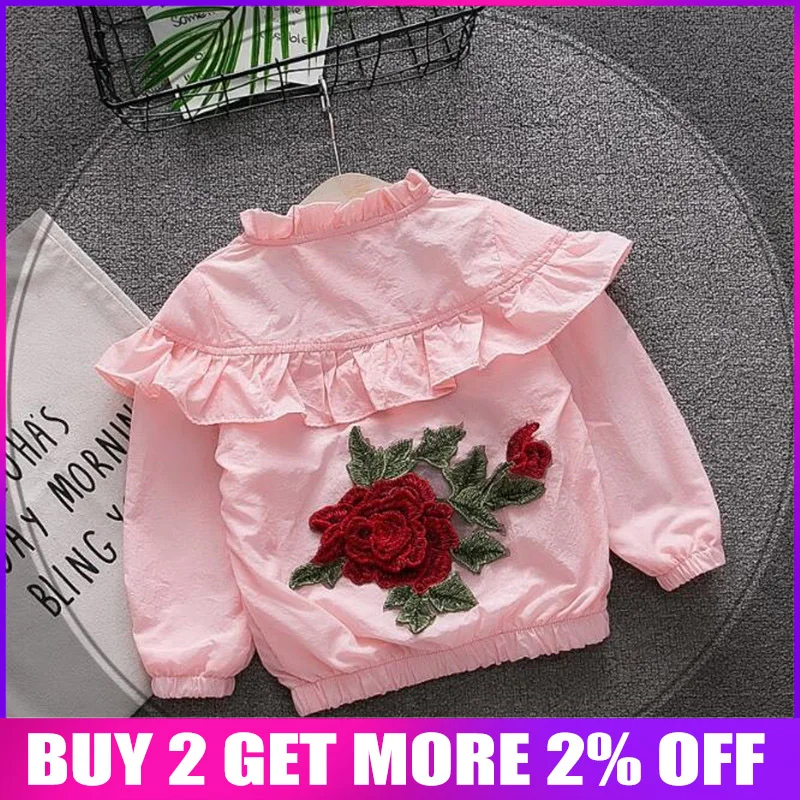 BibiCola baby girls coat spring autumn toddler embroidered jacket sun protection clothing for baby girls kids spring clothes
BibiCola baby girls coat spring autumn toddler embroidered jacket sun protection clothing for baby girls kids spring clothes