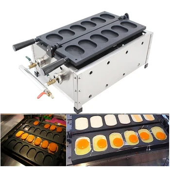 

Commercial LPG Gas Non-stick 6pcs Korean Egg Bread Gyeranppang Gyeran Bbang Maker Machine Baker Iron