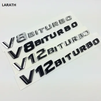 LARATH Brand V12 V8 BITURBO Metal logo 3D stereo Auto Logos sticker Personality modification for Benz Auto logos
LARATH Brand V12 V8 BITURBO Metal logo 3D stereo Auto Logos sticker Personality modification for Benz Auto logos