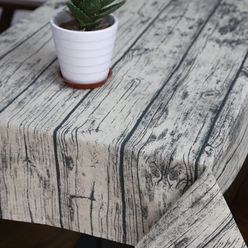 Retro Wood Grain Tablecloth Cotton Linen Fabric Table Cloth Cover Home Decoration for the Kitchen 1PCS/Lot
Retro Wood Grain Tablecloth Cotton Linen Fabric Table Cloth Cover Home Decoration for the Kitchen 1PCS/Lot