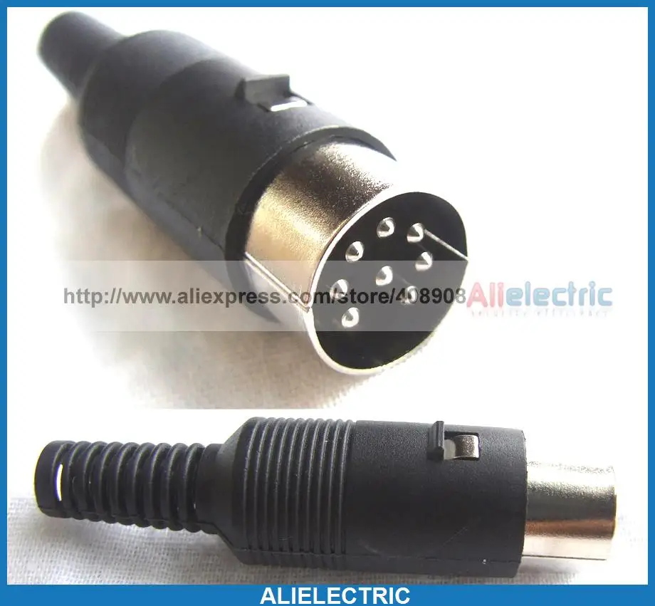 10 pcs 8pin DIN Male Plug Cables Soldering Iron DYI Connector with Plastic Handle
10 pcs 8pin DIN Male Plug Cables Soldering Iron DYI Connector with Plastic Handle