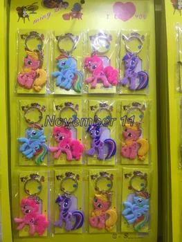 Lot 5sheet/60Pcs mixed cartoon pony Key Chains Metal Double Side Rubber Key Ring WW583
Lot 5sheet/60Pcs mixed cartoon pony Key Chains Metal Double Side Rubber Key Ring WW583
