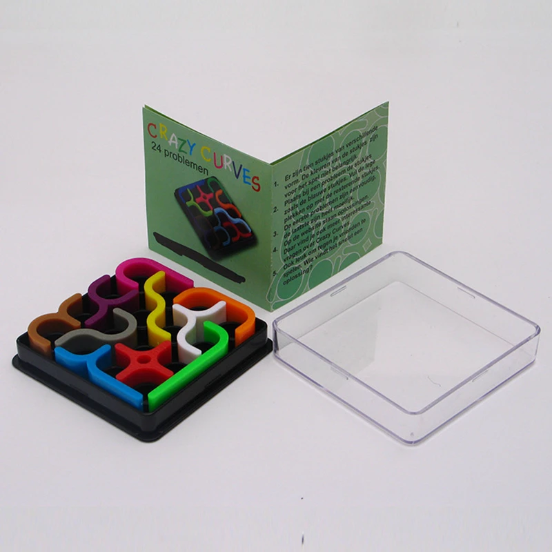 24 Levels Funny Curves Toys Brain Teaser Logic Game Logical Reasoning Spatial Thinking Puzzle Kids Creative Educational Toys
24 Levels Funny Curves Toys Brain Teaser Logic Game Logical Reasoning Spatial Thinking Puzzle Kids Creative Educational Toys